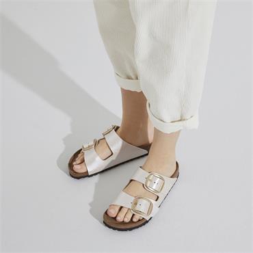 Birkenstock Arizona Big Buckle BirkoFlor - Graceful Pearl White